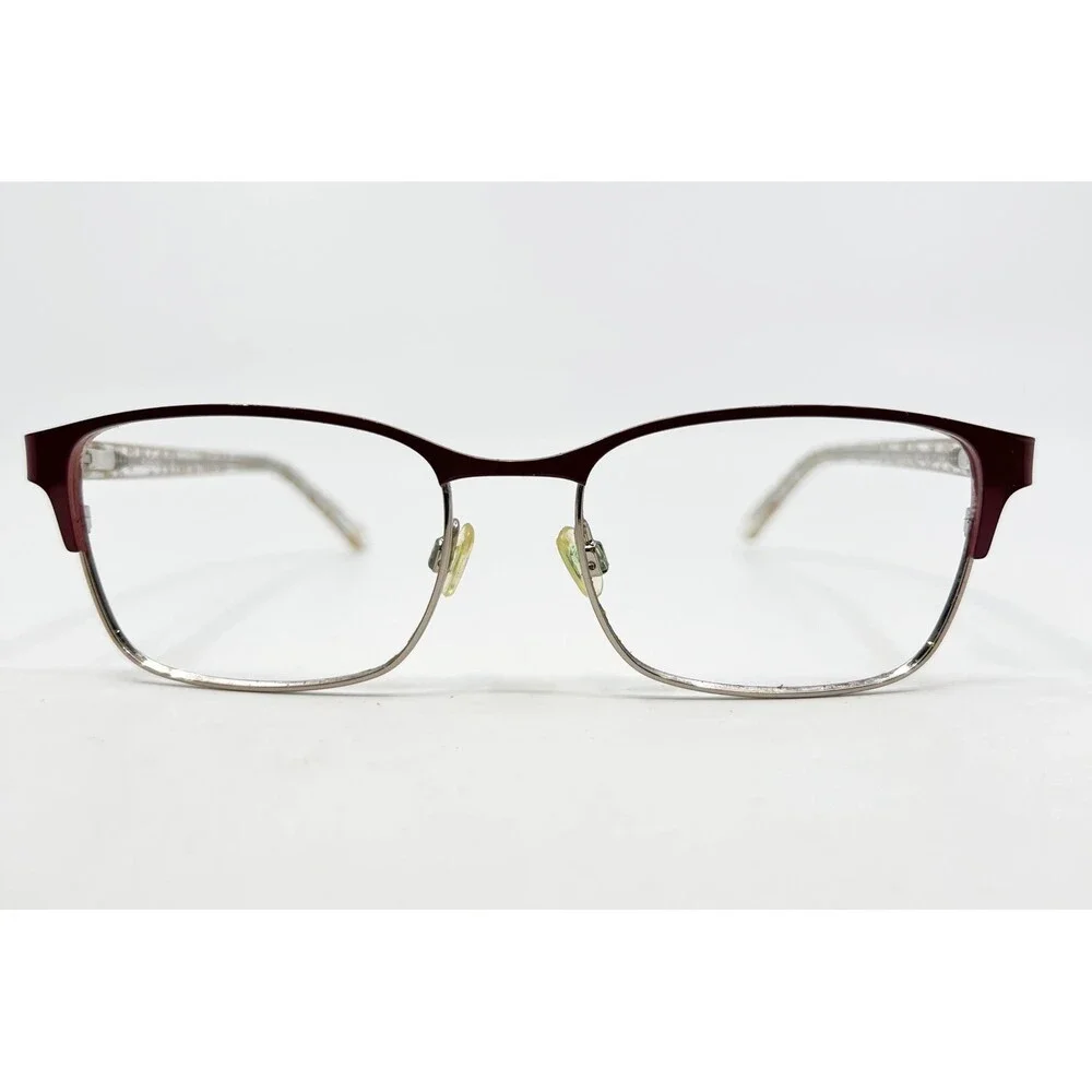 Bebe Eyeglasses Women Burgundy BB5190 610 Full Rim Square 52-17-135